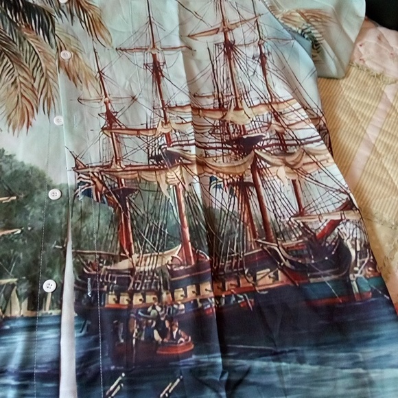 Men's Hawaiian 3XL Shirt - Picture 2 of 7